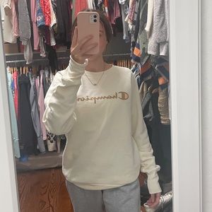Champion girls logo sweatshirt